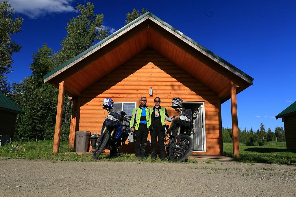 Unsere Hütte in McBride