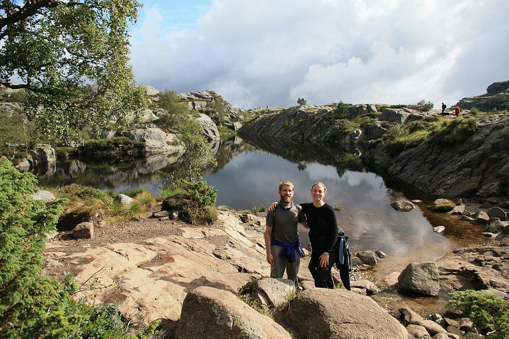 Auf dem Weg zum Preikestolen