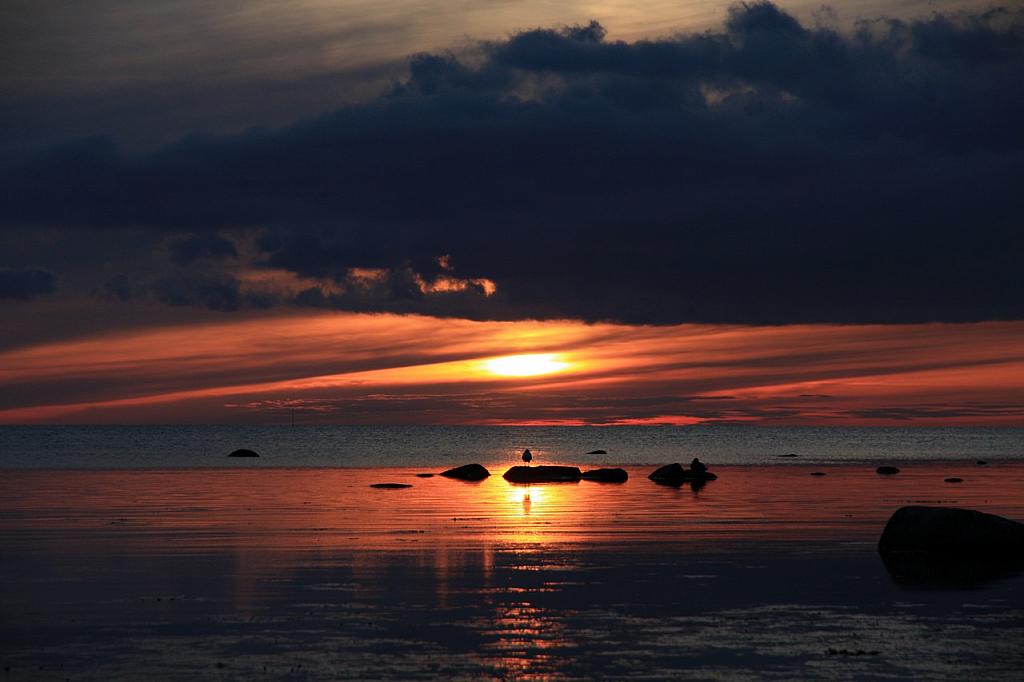 Sonnenuntergang bei Visby, Gotland