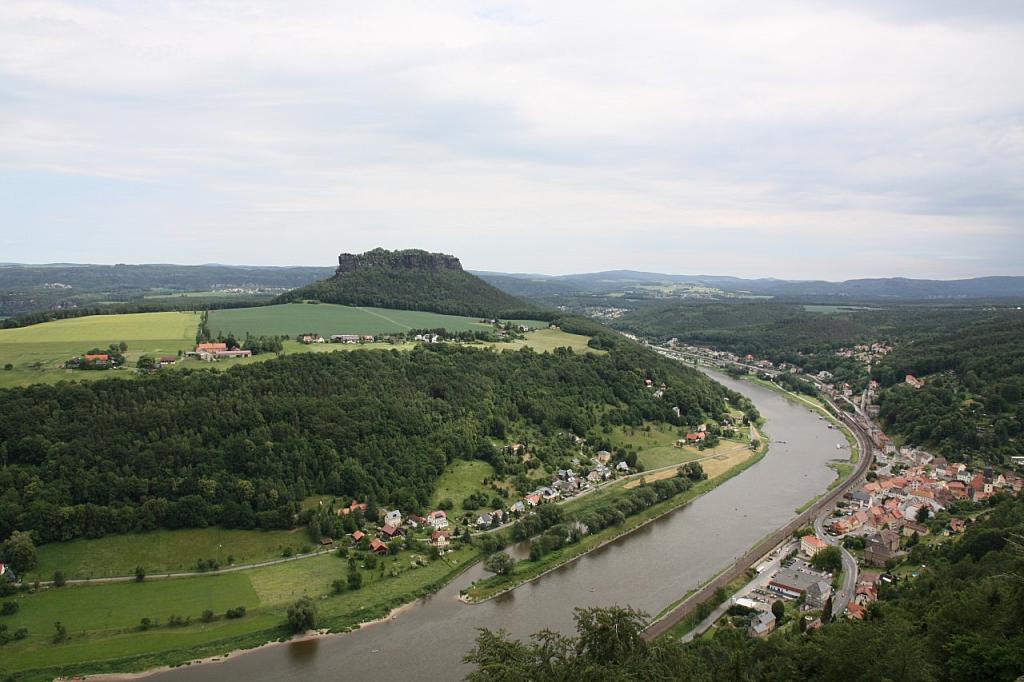 Burg Königstein, Richtung Lilienstein