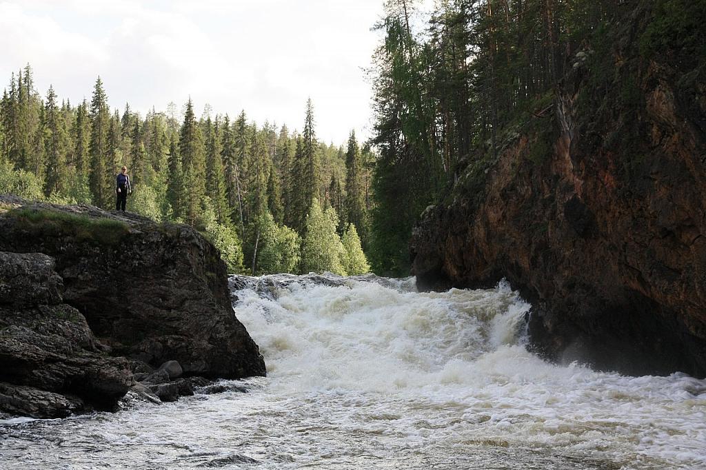 Kiutaköngäs-Stromschnellen, Kuusamo