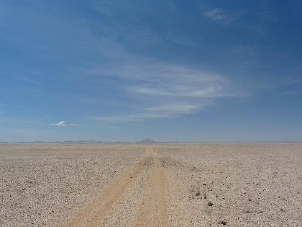 Weite Wüste richtung Spitzkoppe