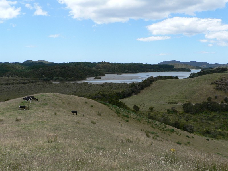 Die Lagune unterhalb der Farm