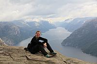 Barbara auf dem Preikestolen