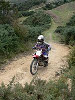 Barbara mit ihrem chinesischen Farmbike